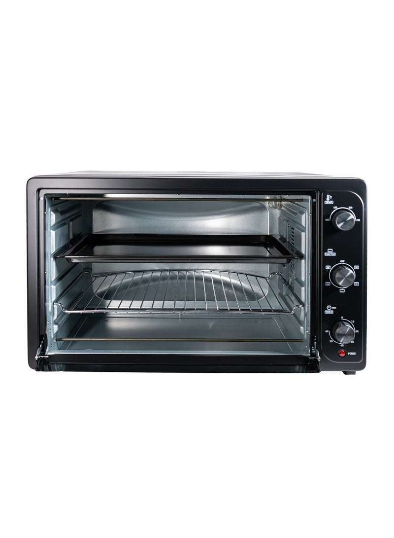 TEAM Deluxe Electric Oven 100L | 2200W Large Capacity Countertop Oven with Rotisserie & Convection | Adjustable Temperature 100°C–250°C | 5 Cooking Modes | Inner Light | Accessories Included - Image 1